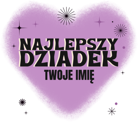 Nadruk Najlepszy dziadek - Przód